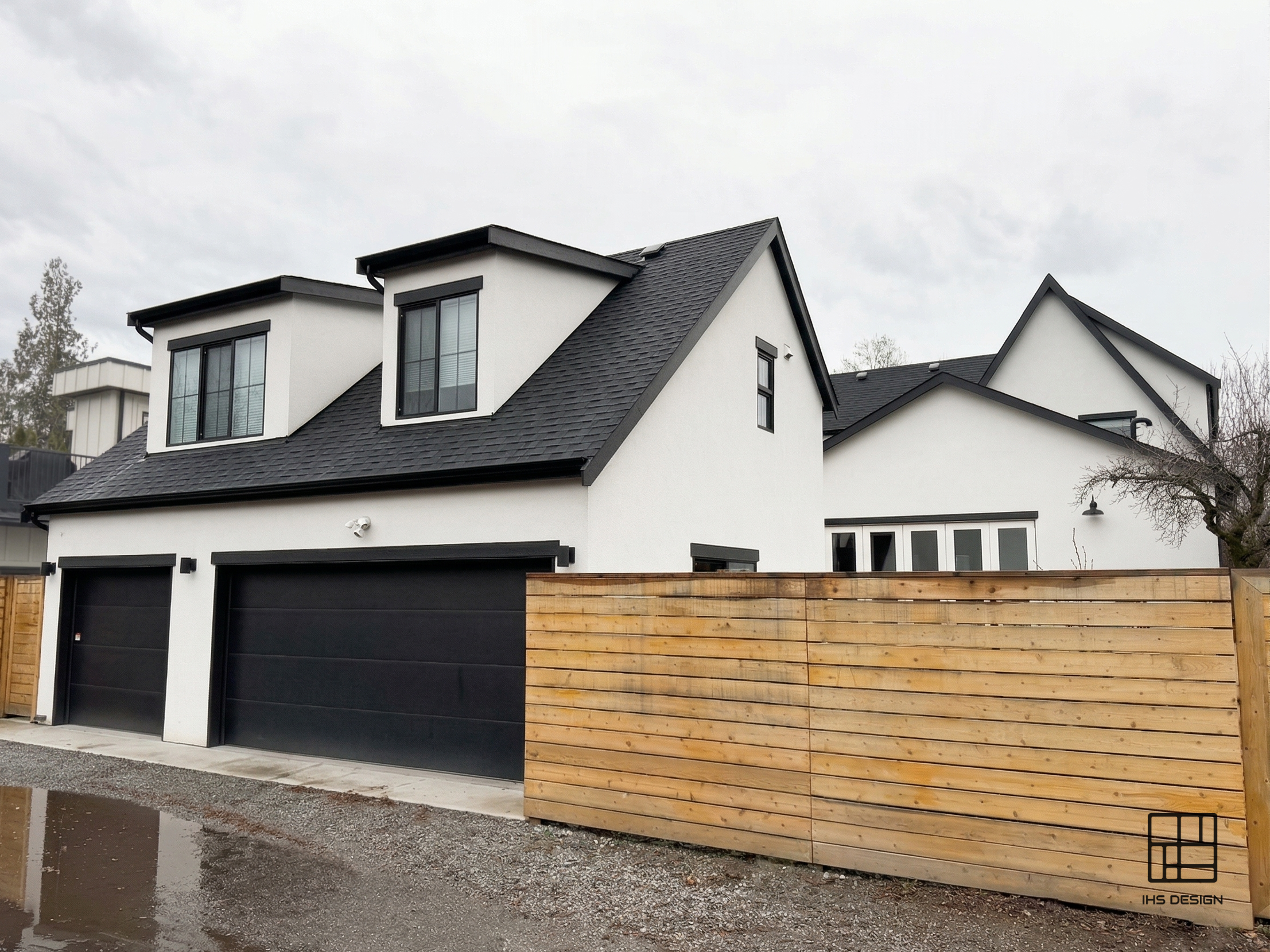 Rear exterior view of Cadder Avenue House + Carriage House