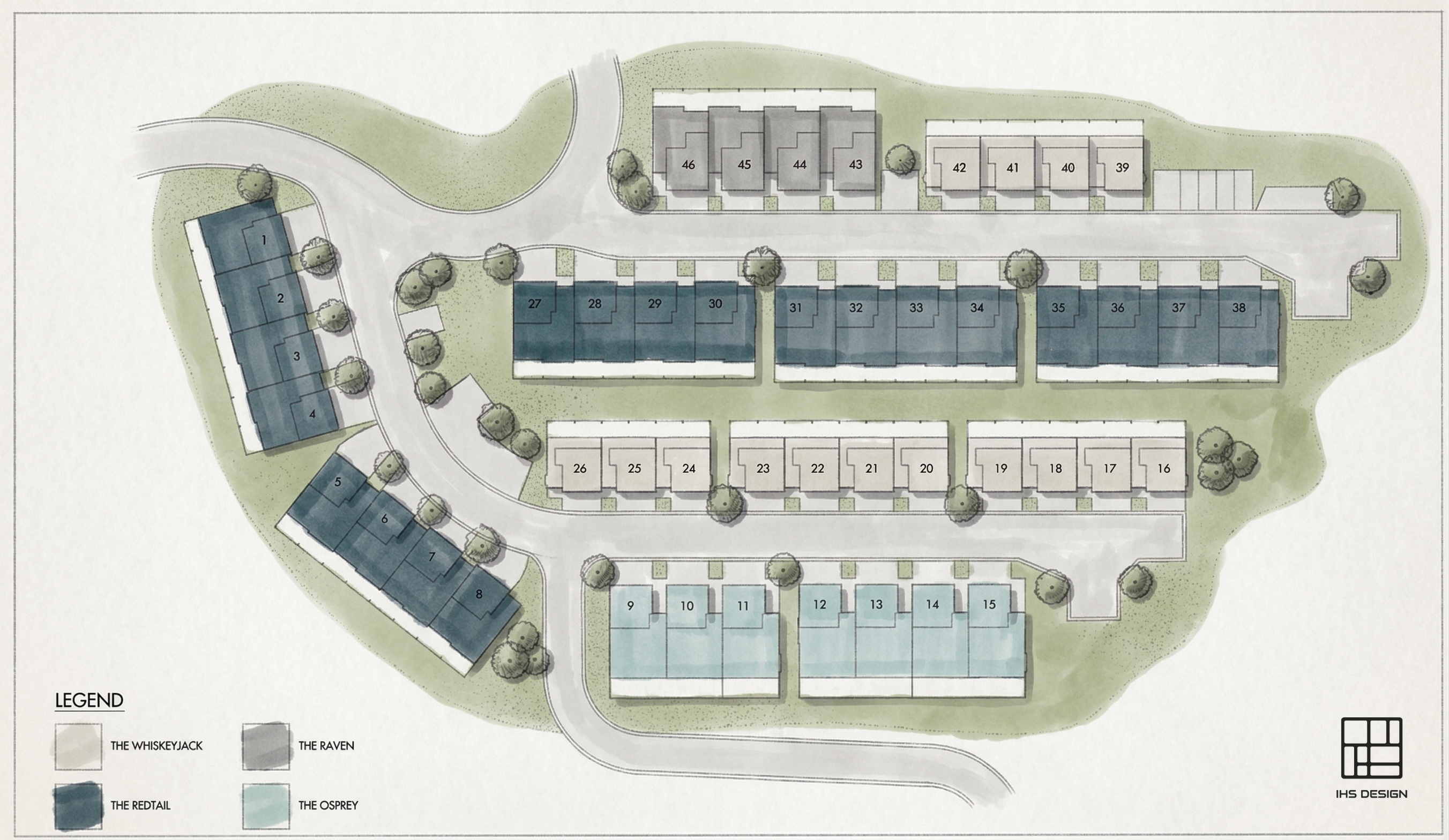 Site plan for Paramount Peak